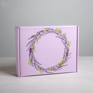 Складная коробка «Лаванда», 27 × 21 × 9 см